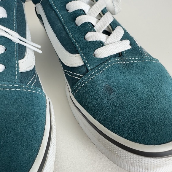 Vans Unisex Off The Wall 751505 Blue Casual Shoes Sneakers Junior Sz 6 | W 7.5 - Picture 7 of 9